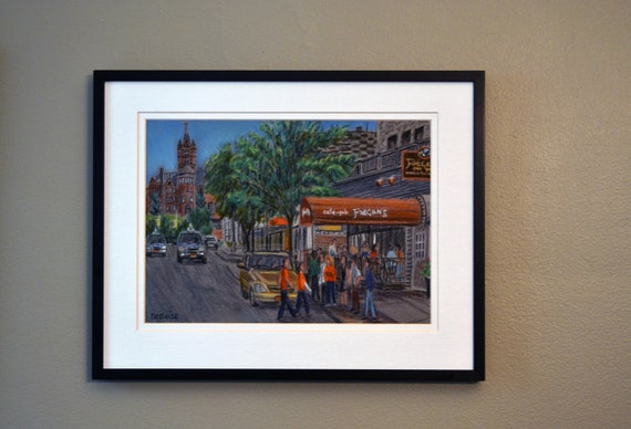 パステル画 ニューヨーク