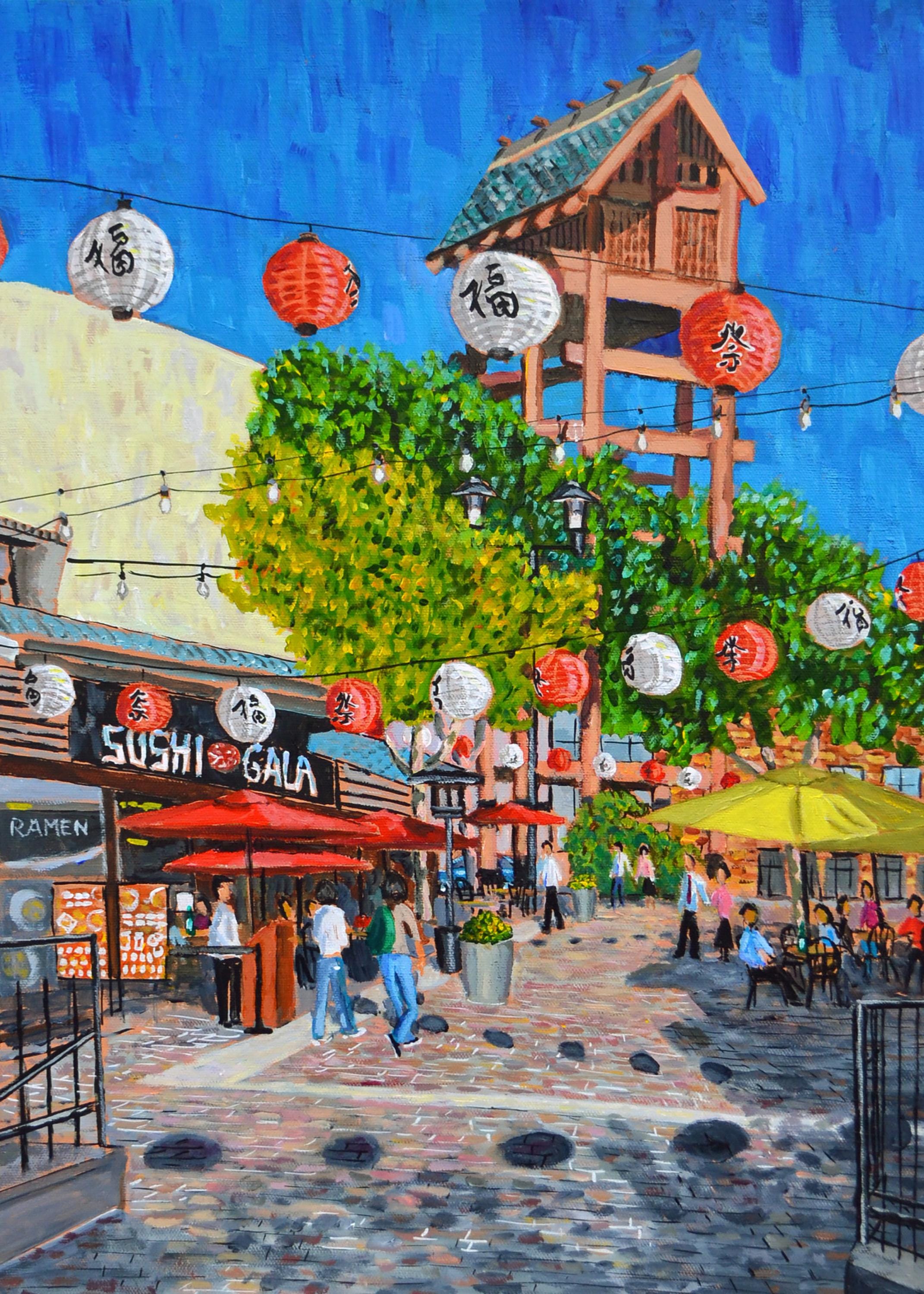 Little Tokyo (los Angeles) - an Art Print of a Bix Debaise