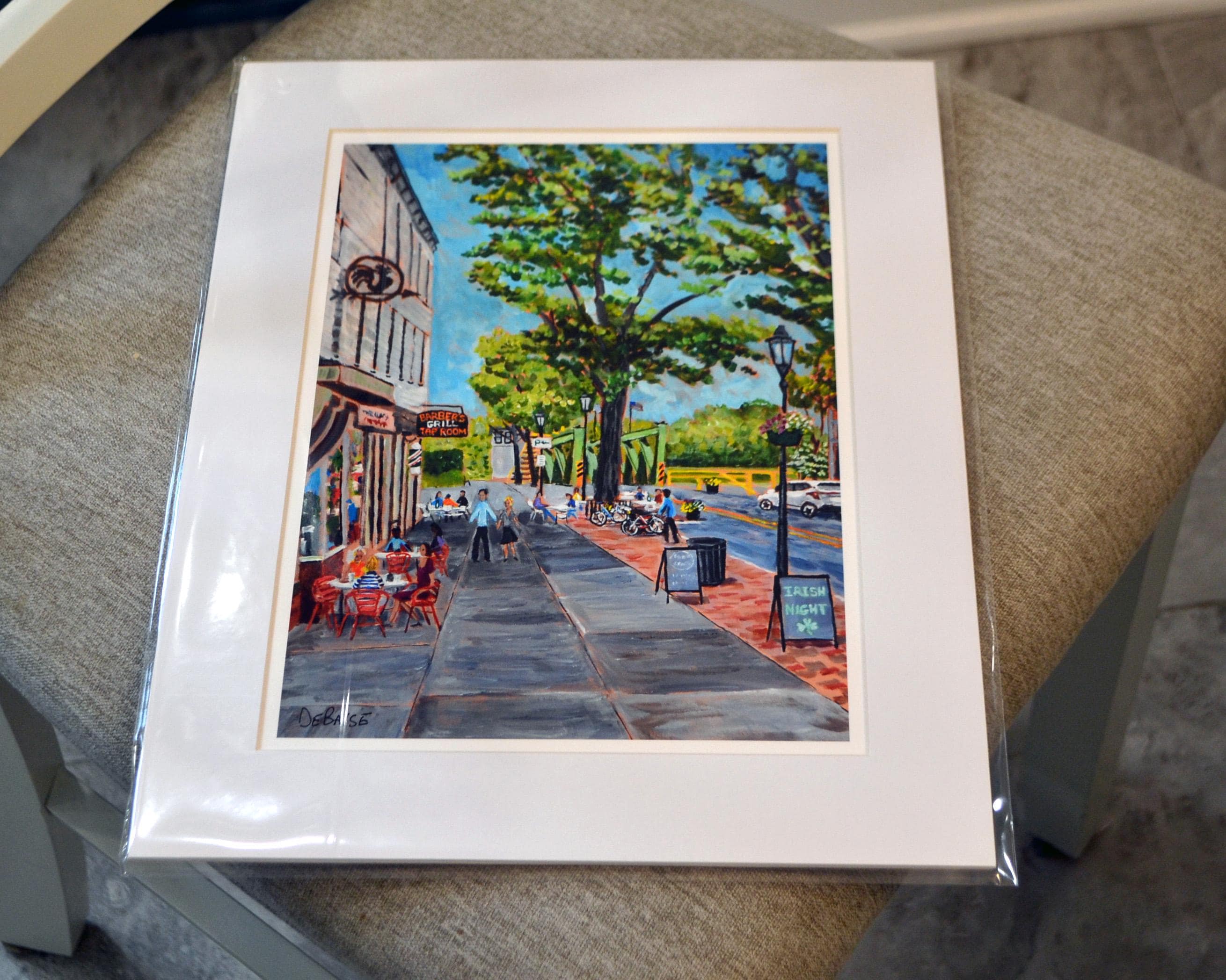 Brockport, NY - an Art Print of an Original Bix Debaise Acrylic