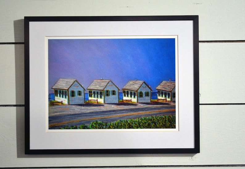 Cottages, Truro, Cape Cod art print image 2
