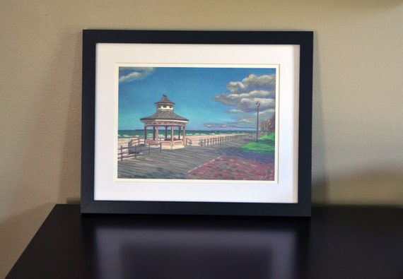 Ontario Beach Park Gazebo, Rochester, NY: an Art Print of a Bix