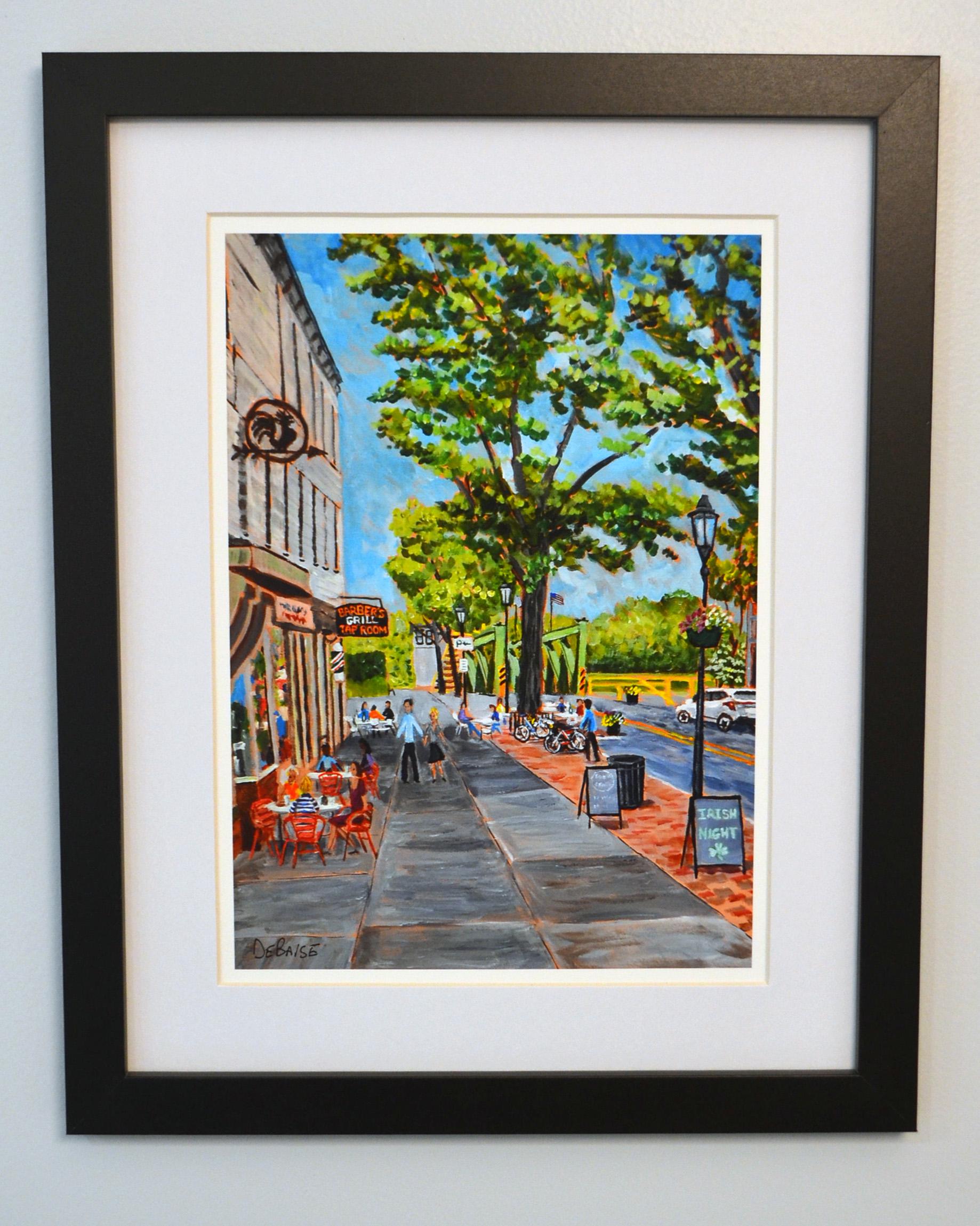 Brockport, NY - an Art Print of an Original Bix Debaise Acrylic