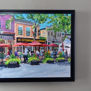 O’Connell’s Pub, Alexandria, VA - an ORIGINAL Acrylic Painting by Bix DeBaise