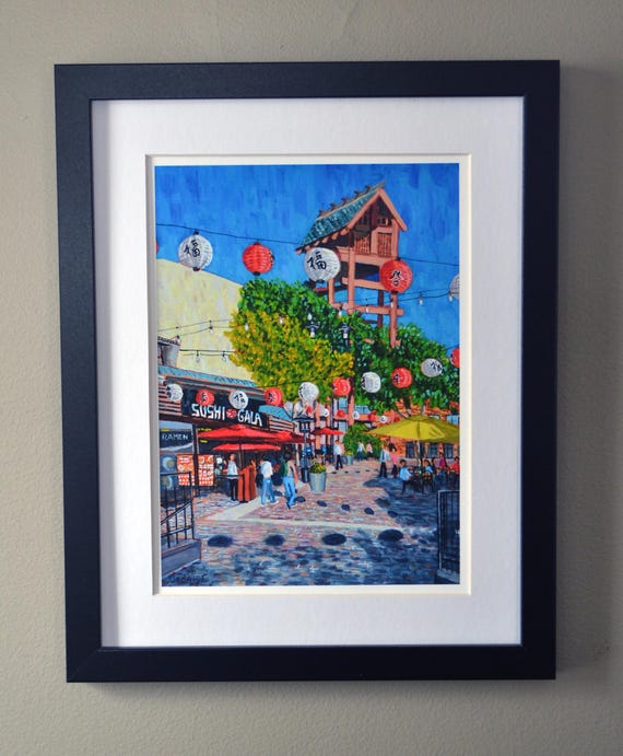 Little Tokyo (los Angeles) - an Art Print of a Bix Debaise