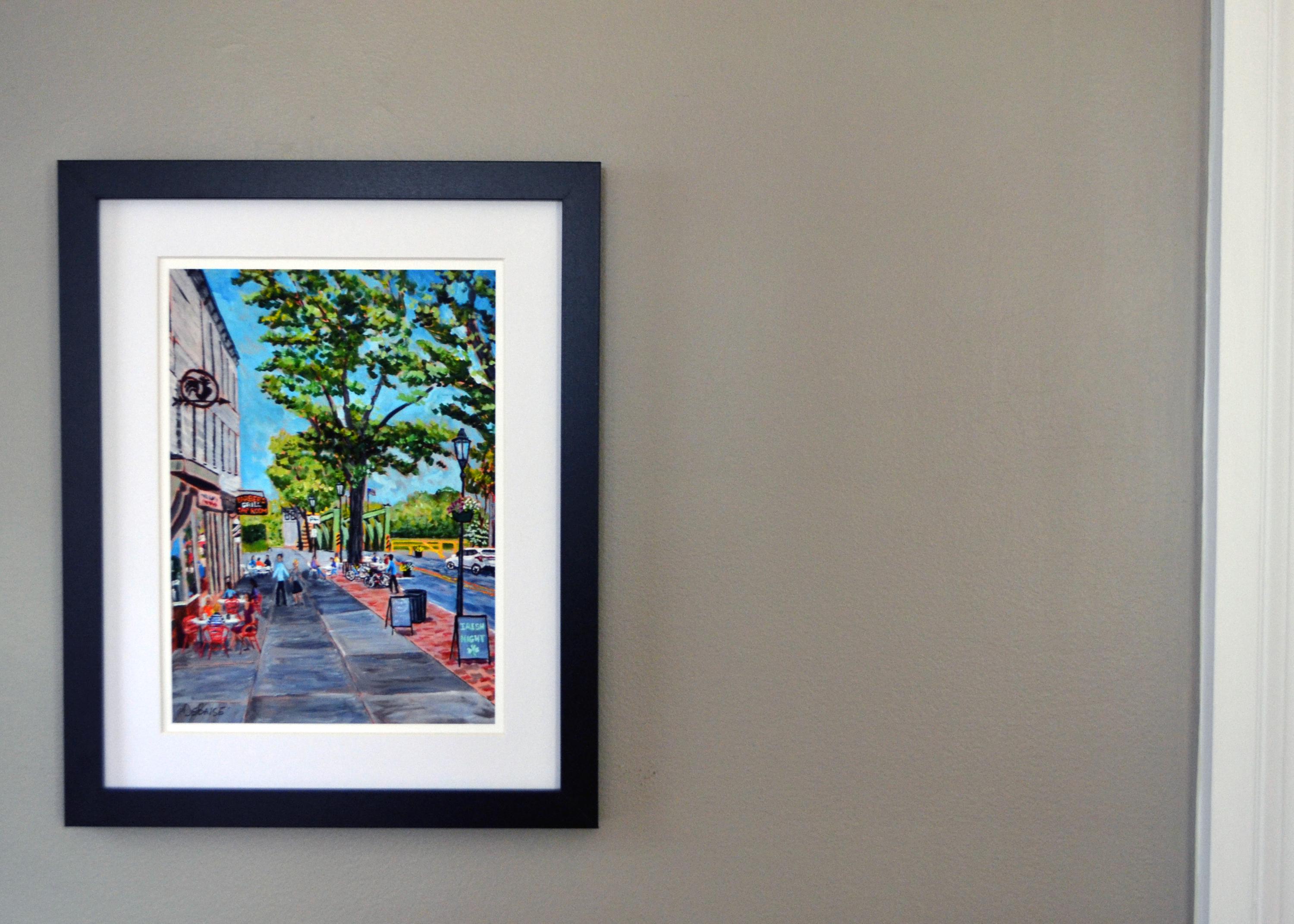 Brockport, NY - an Art Print of an Original Bix Debaise Acrylic