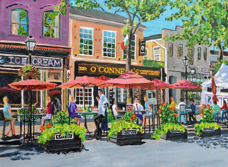 Alexandria, Virginia - King St Painting