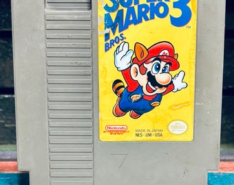 Super Mario Bros 3 Nintendo Game Cartridge