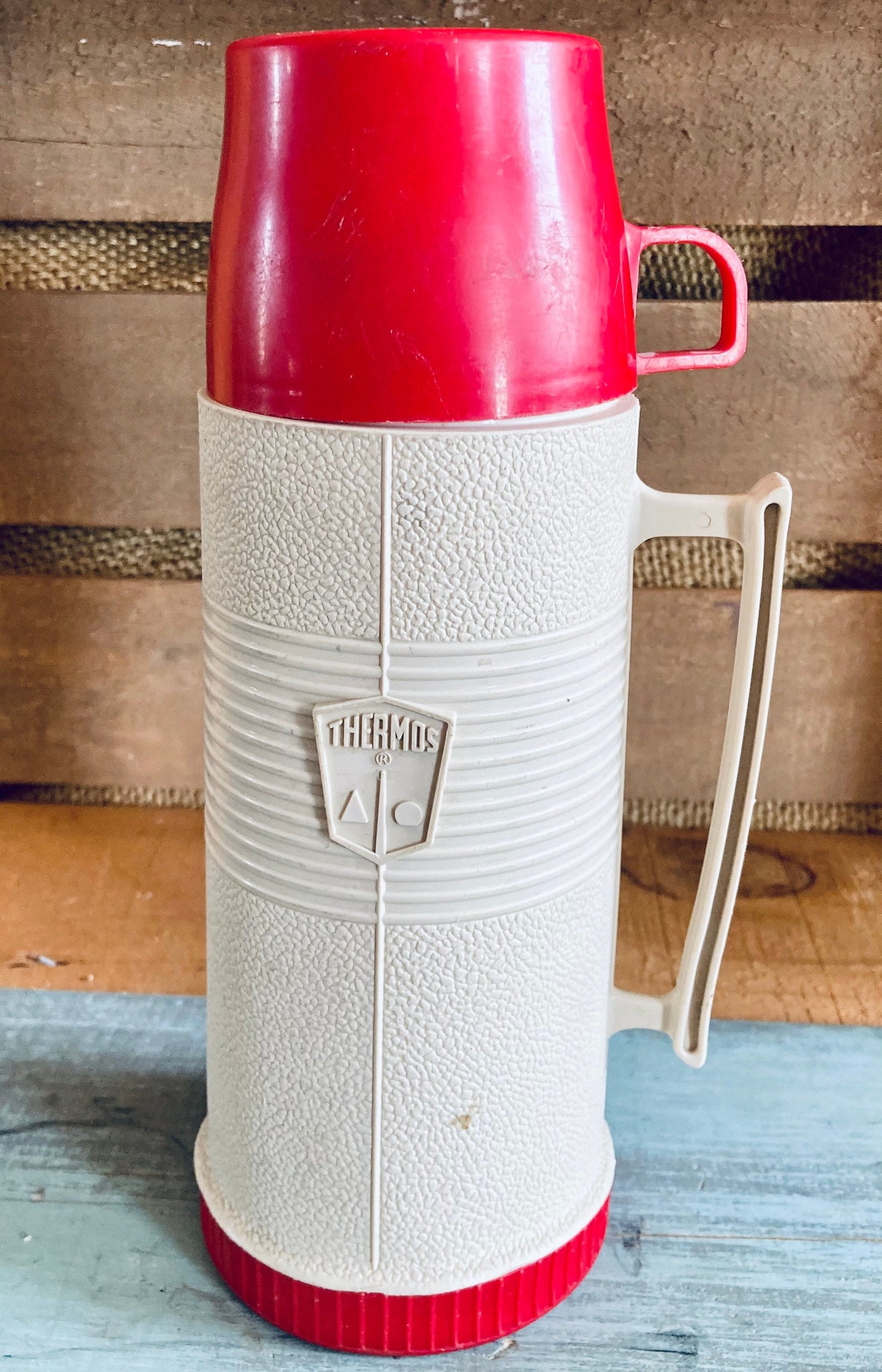 1960 Thermos Brand Pint Size Thermos Vacuum Bottle With Etsy