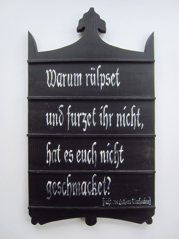 Luther Zitat Warum Rulpset Und Furzet Ihr Nicht Etsy
