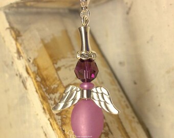 Chains or keychain angel purple