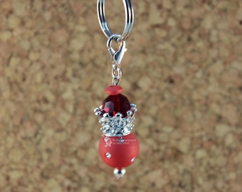 Chains or keychain crown red