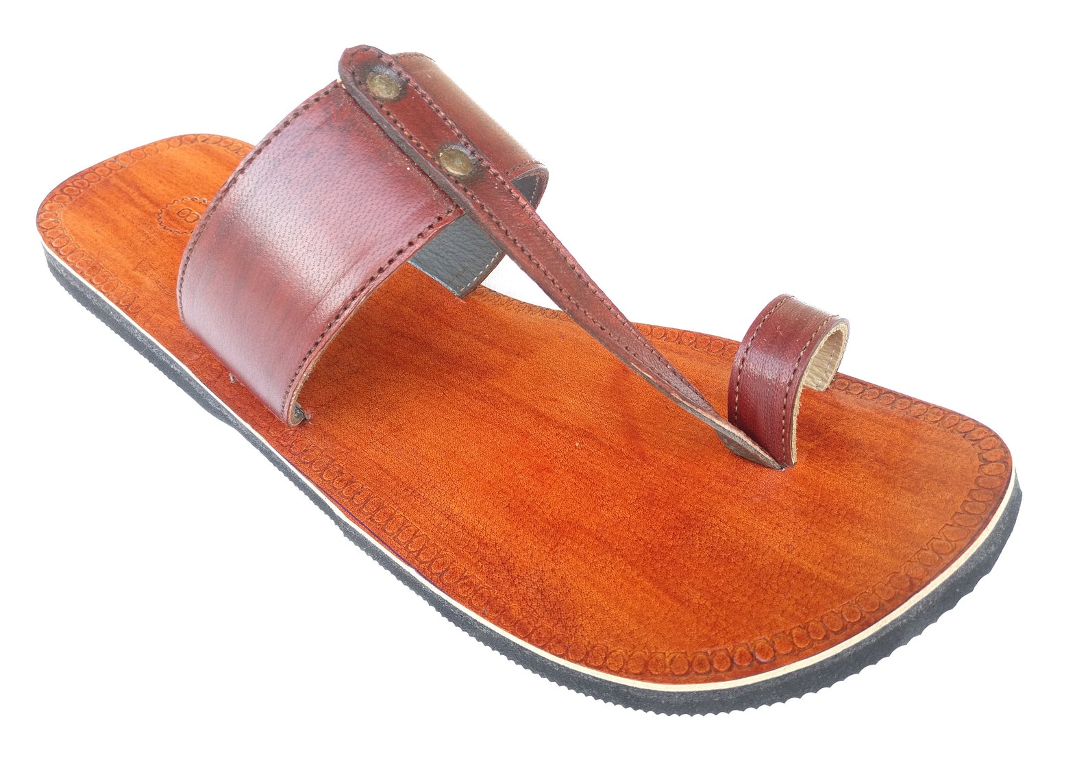 Handmade Men Leather Sandals Handcrafted Gents Christian Etsy