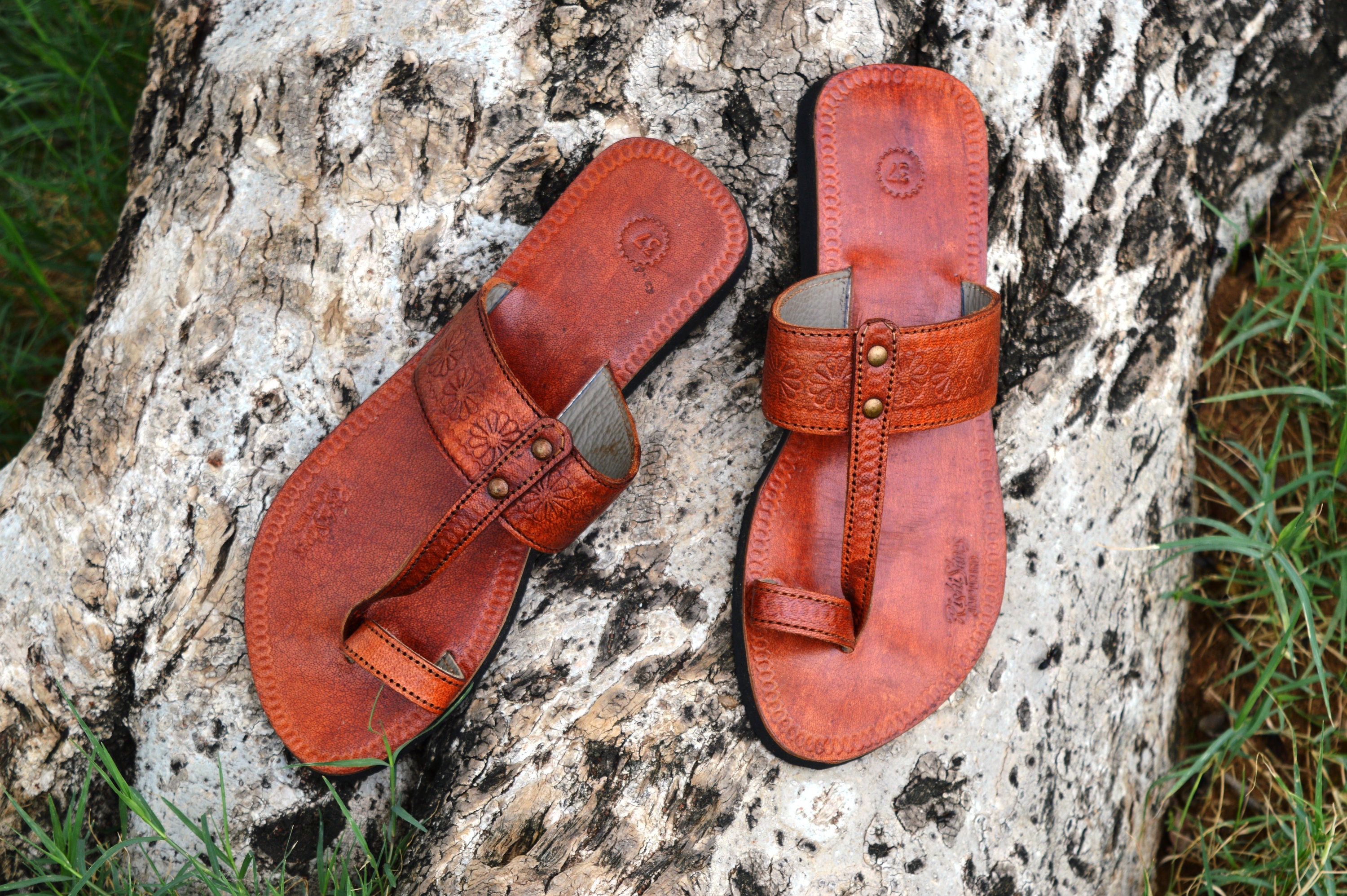 handcrafted leather sandals