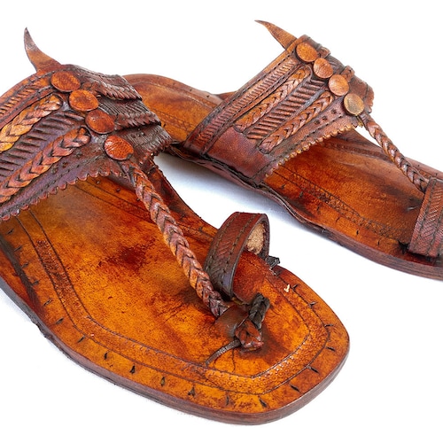 Unisex Hippie Indian Water Buffalo Jesus Sandals 100 % Leather - Etsy