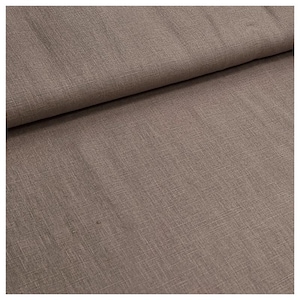 Linen plain taupe