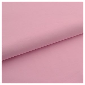 Baumwolljersey uni rosa Bild 2