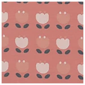 Jersey Blumen rosa Bio