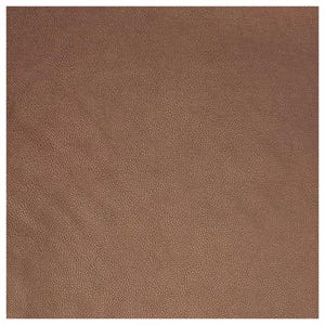Könnte beinhalten: Nahaufnahme eines braunen, strukturierten Ledermaterials. Das Leder hat eine leicht genarbte Oberfläche.