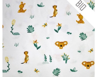 Jersey animaux mignons blanc bio