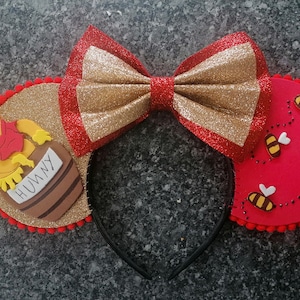 Winnie The Pooh Inspired Minnie Mouse Ears