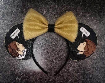 Han & Leia Inspired Minnie Mouse Ears
