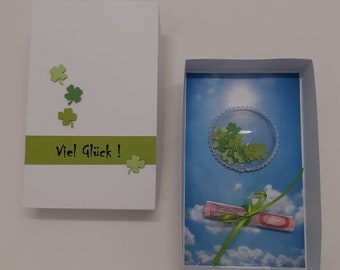 Geldgeschenkbox Glücks-Bubble, Viel Glück