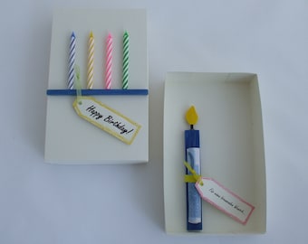 Geldgeschenkbox Geburtstagskerzen, Geburtstag,Kindergeburtstag