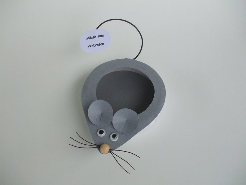Geldgeschenkbox Mäuse zum Verbraten, Geburtstag, Kindergeburtstag Bild 4