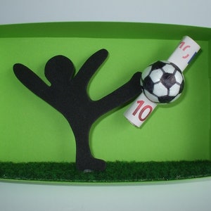 Geldgeschenkbox Fußball, Geburtstag, Kindergeburtstag image 2