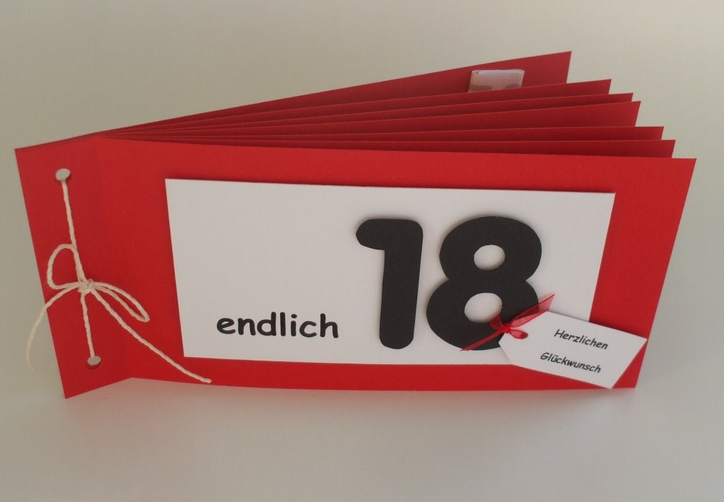 Geldgeschenk zum 18. Geburtstag Etsy