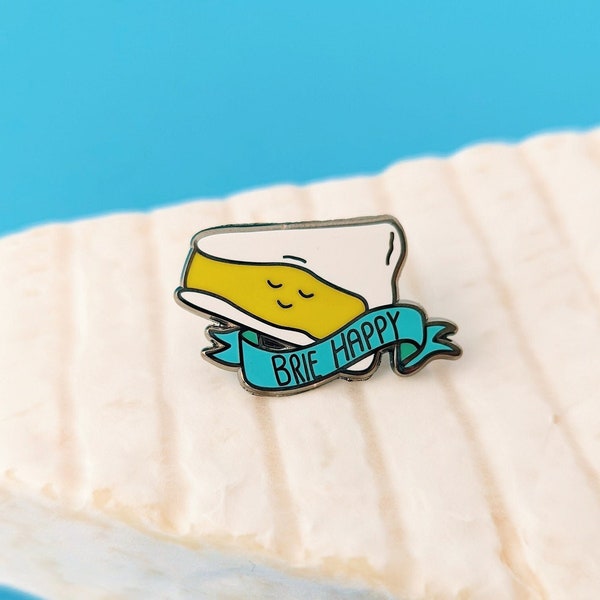 Cheese Enamel Pin Badge,  Cheese Gifts, Food Pin Badge, Kawaii Accessories, Pin Badges