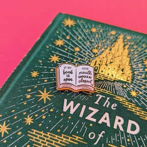 Book Enamel Pin Badge, Gifts For Readers, Bookish Gifts, Book Lovers, Bookworm image 3