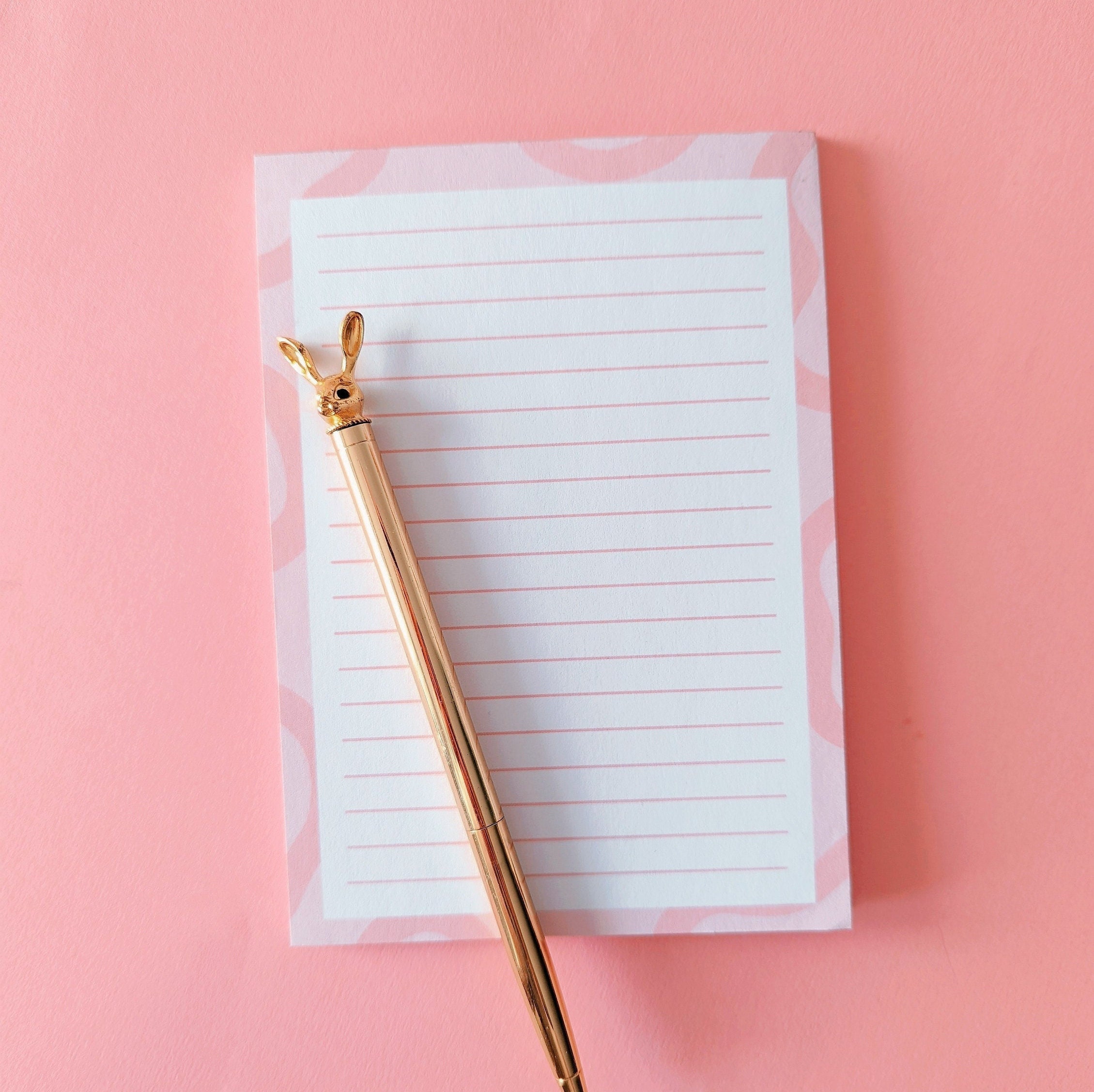 Pink Swirl A6 Notepad | to Do List | Memo Pad | Journal - Etsy
