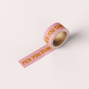 Ja, das kann man Washi Tape