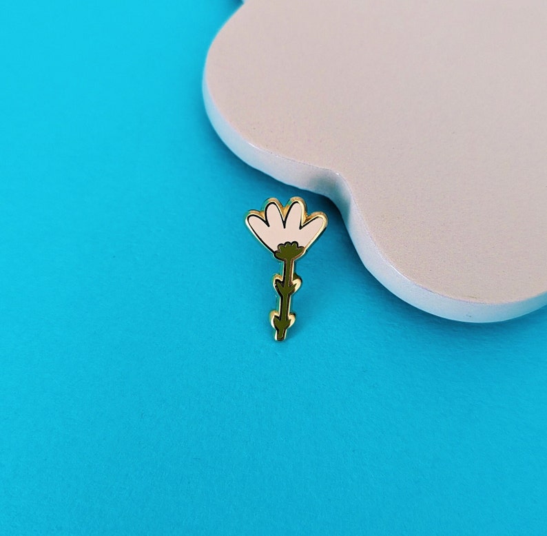 Mini Flower Enamel Pins, Cute Enamel Pin, Mini Pins, Flower Gifts ...