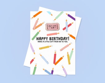 Happy Birthday Enamel Pin Greetings Card | Birthday Card | Greetings Card With Pin Badge
