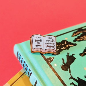 Book Enamel Pin Badge, Gifts For Readers, Bookish Gifts, Book Lovers, Bookworm image 7