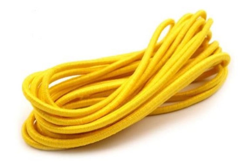 0.39 EUR1 m 3 m rubber cord 3 mm-GELB 110