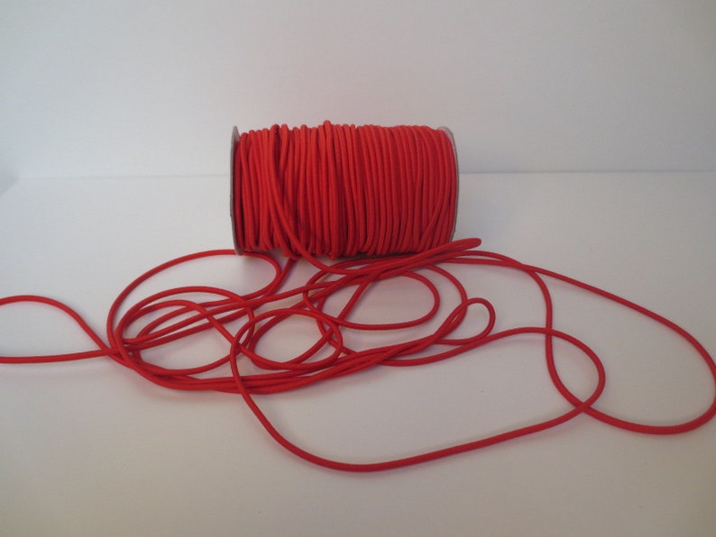 148 0.22 \u20acmeter 50 m rubber cord 3 mm-ROT