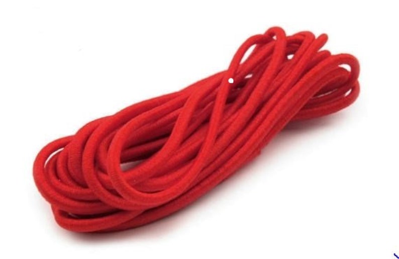 148 0.22 \u20acmeter 50 m rubber cord 3 mm-ROT