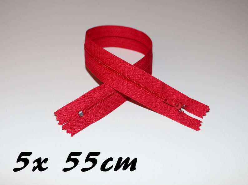 0.42 \u20acStk 5x 55cm zip-ROT