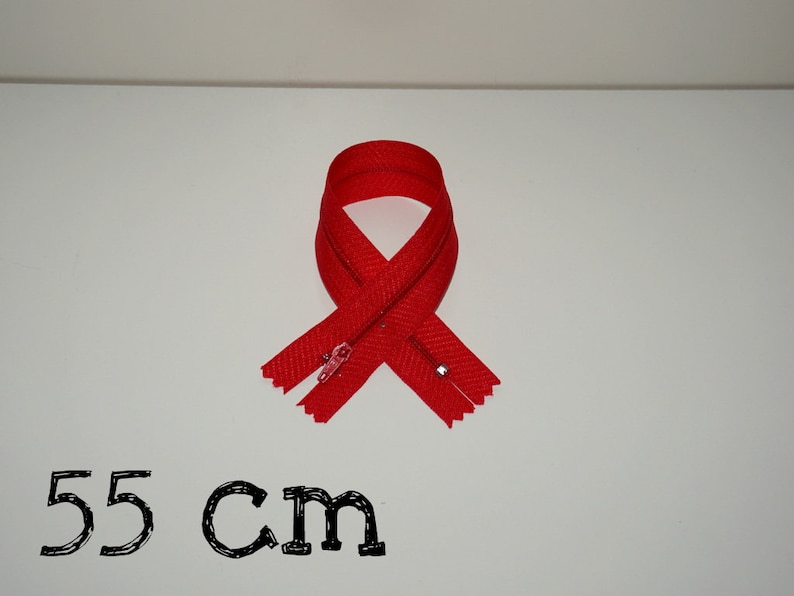 0.42 \u20acStk 5x 55cm zip-ROT