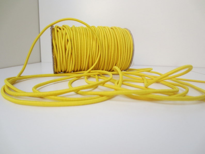 0.39 EUR1 m 3 m rubber cord 3 mm-GELB 110