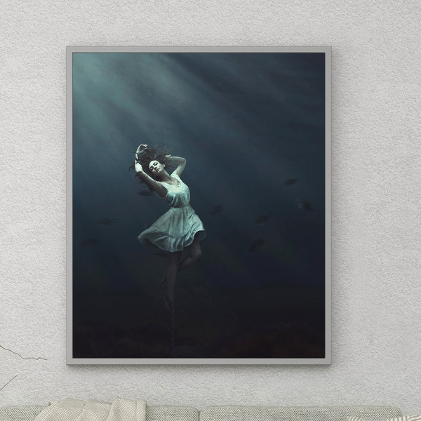 Fine Art Fotografie Print Onderwater Fantasy