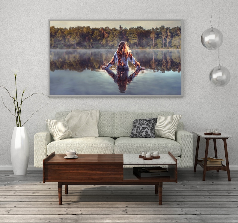 Oversized Wall Art Fantasy Landscape Art Etsy