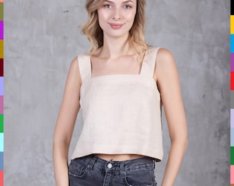 S - Pink Light. Linen top. In stock - Ships today. Linocolore  A621