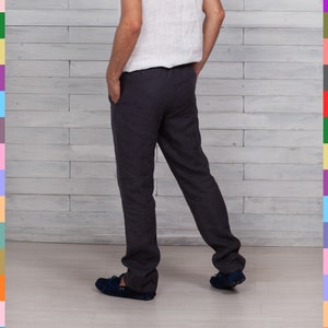 Smart & Casual Pants For Men. Linen Men Pants. Flax Man Trousers. Linen Boy Capris. Italian Linen. 100% Pure Linen (Italy).