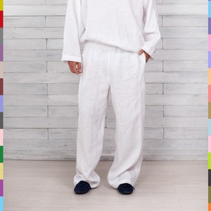 Buy White Linen Pants Online In India -  India