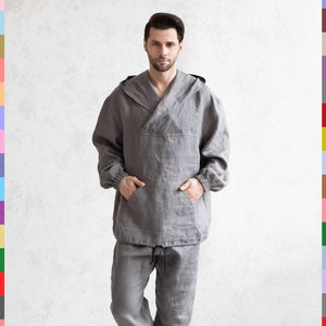 Linen Fitness Set. Linen Activewear. Sport Suit Men. Linen Sports Set. Workout Clothes. Men&#39;s Sportswear. 100% Pure Linen (Italy)