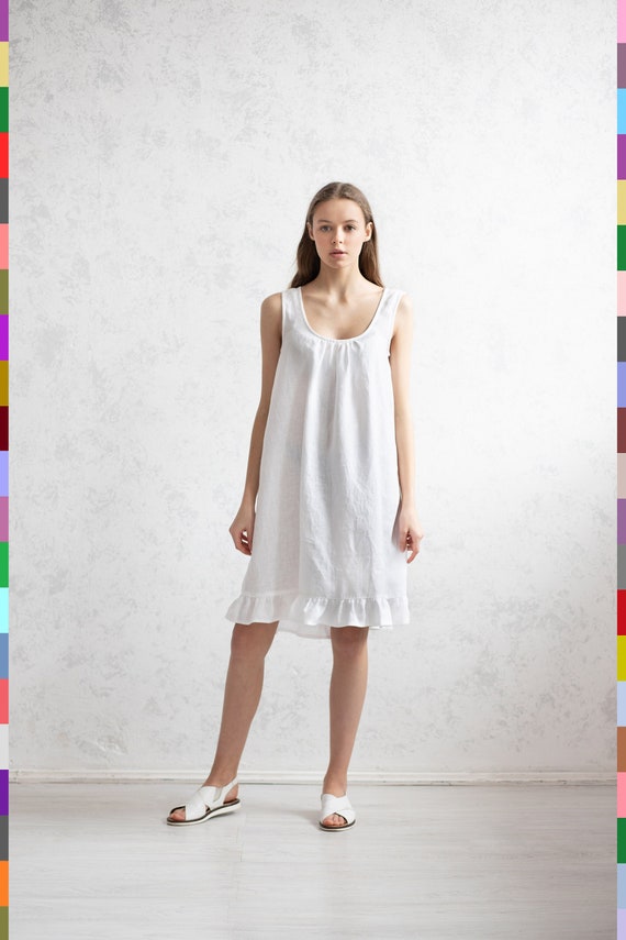 White Womens Clothing Nightwear and sleepwear Pyjamas Hanro Linen Sleepwear in Ivory 